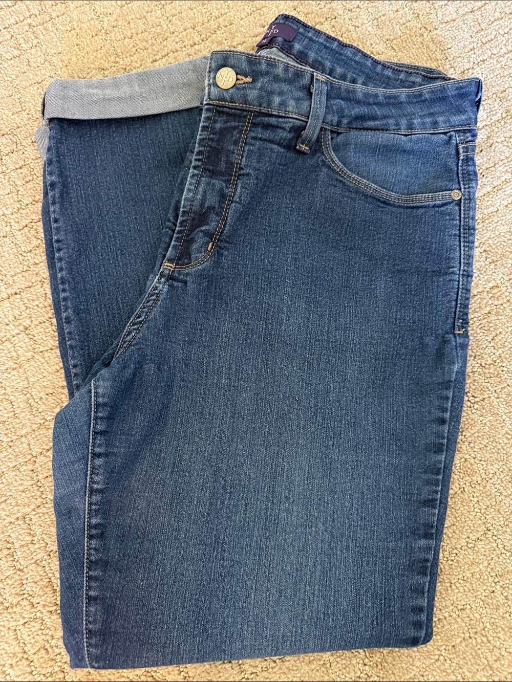 NYDJ Women's Dark Blue Stretch Jeans